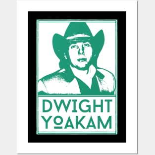 Dwight yoakam\\retro fan artwork Posters and Art